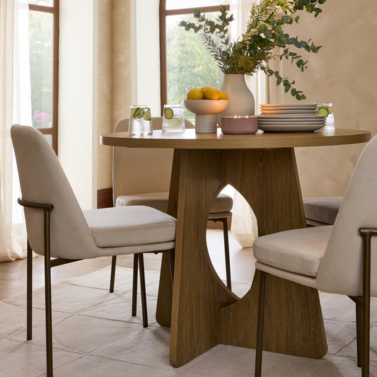 Lucy 4 Seater Dining Table - Light Wood - DUSK