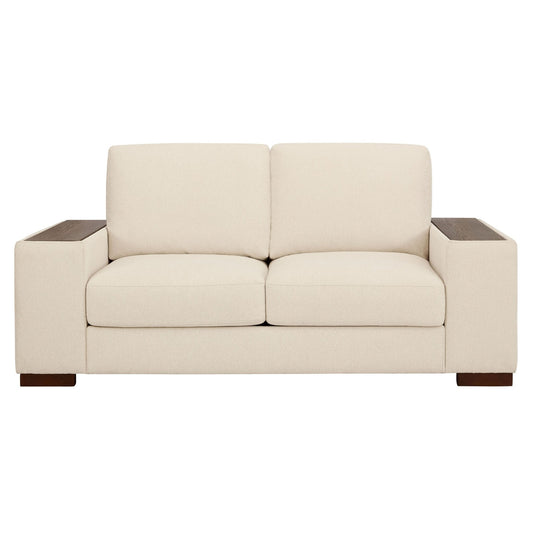 Lyon 2 Seater Sofa - Speckled Sand Boucle - DUSK