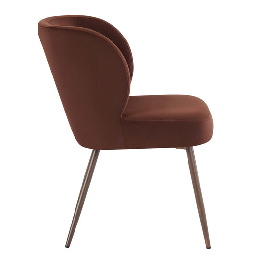 Mabel Set of 2 Dining Chairs - Terracotta - DUSK