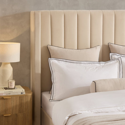 Madison Ottoman Storage Bed - Ecru - DUSK