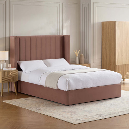 Madison Ottoman Storage Bed - Mauve - DUSK