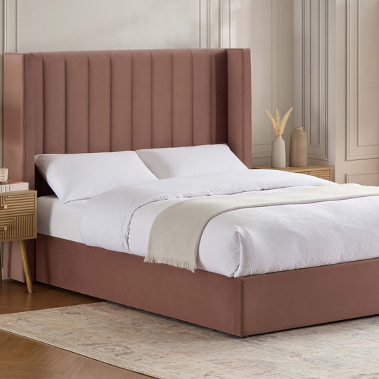 Madison Ottoman Storage Bed - Mauve - DUSK