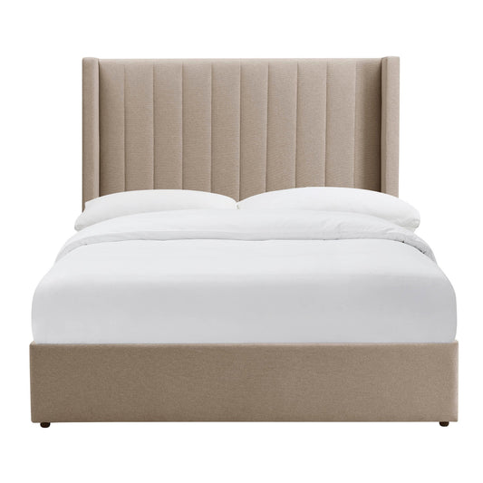 Madison Ottoman Storage Bed - Oatmeal - DUSK