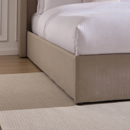 Madison Ottoman Storage Bed - Stone Grey - DUSK