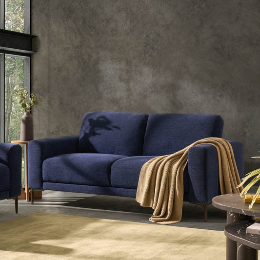 Malibu 2 Seater Sofa - Chenille Navy - DUSK