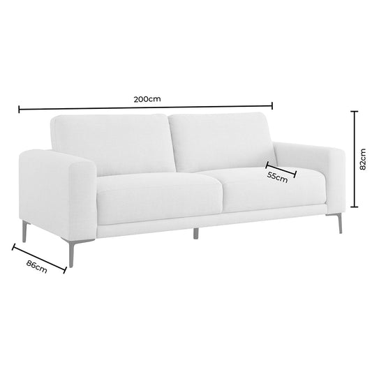 Malibu 3 Seater Sofa - Rich Green - DUSK