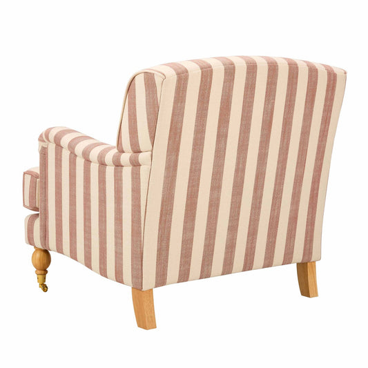Mara Armchair - Raspberry Stripe - DUSK
