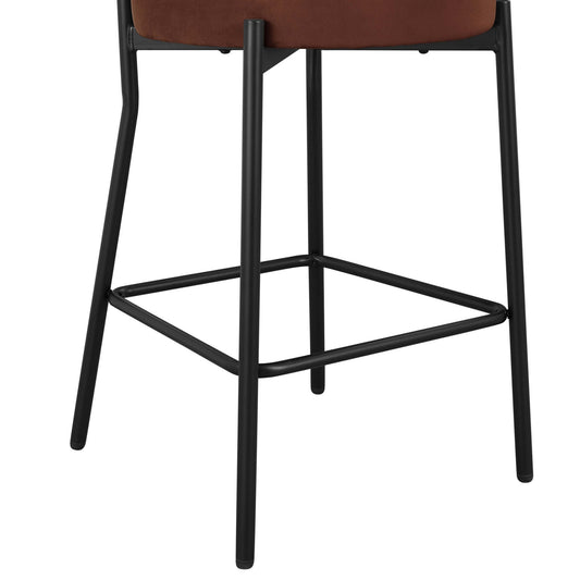 Mia Set of 2 Barstools - Terracotta - DUSK