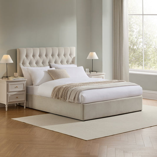 Middleton Ottoman Storage Bed - Natural - DUSK