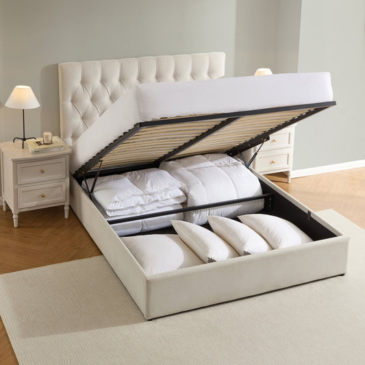 Middleton Ottoman Storage Bed - Natural - DUSK