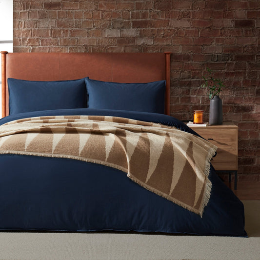 Motif Abstract Throw - Taupe - DUSK