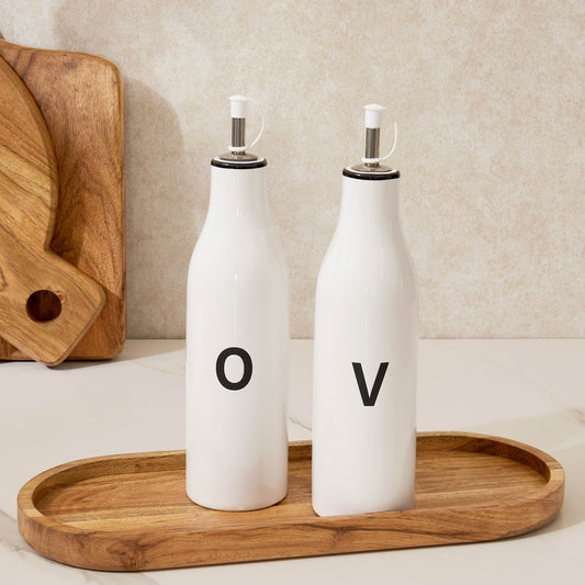 Oil & Vinegar Bottles - Set of 2 - DUSK