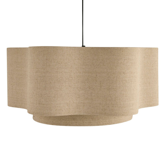 Orlaya Two - Tier Scalloped Ceiling Shade - Natural - DUSK