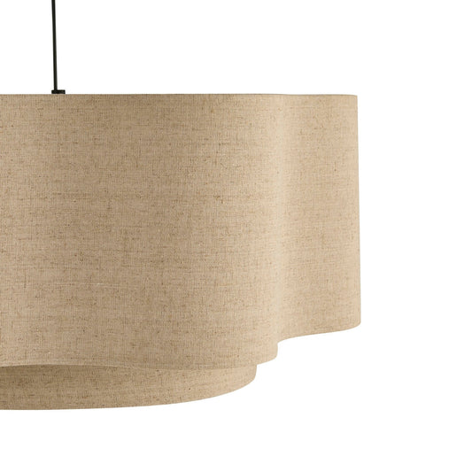 Orlaya Two - Tier Scalloped Ceiling Shade - Natural - DUSK