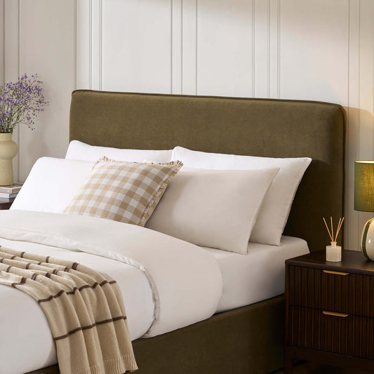 Oslo Ottoman Storage Bed - Olive - DUSK