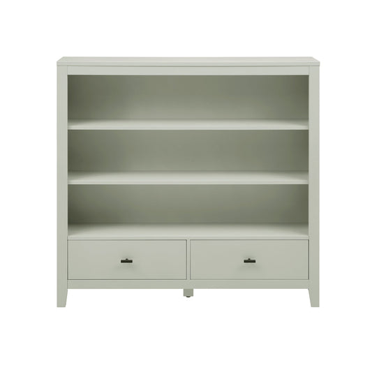 Poppy Bookshelf with Drawer - Sage Green - DUSK