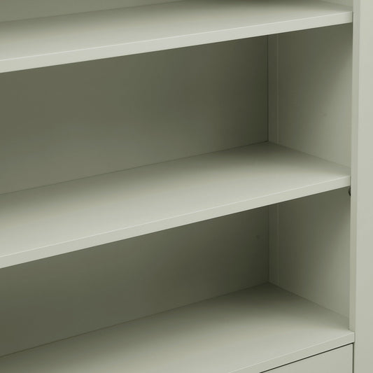 Poppy Bookshelf with Drawer - Sage Green - DUSK
