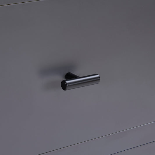 Poppy Console Dressing Table - Charcoal - DUSK