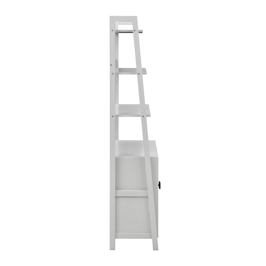 Poppy Hallway Shelf with Cupboard - Grey - DUSK