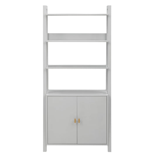 Poppy Hallway Shelf with Cupboard - Grey - DUSK