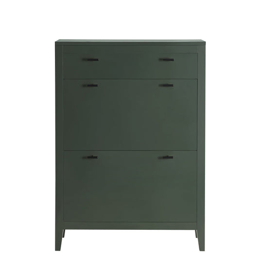 Poppy Shoe Cabinet - Forest Green - DUSK