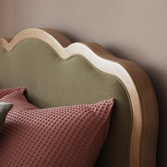 Portofino 200 Thread Count Waffle Duvet Cover - Cotton - Blush - DUSK