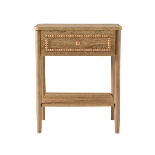 Posy 1 Drawer Nightstand - Light Wood - DUSK
