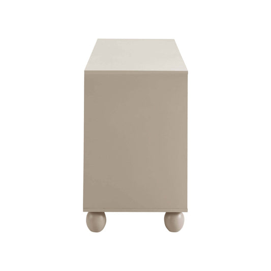 Rachel Arch Front 4 Door Sideboard - Taupe - DUSK