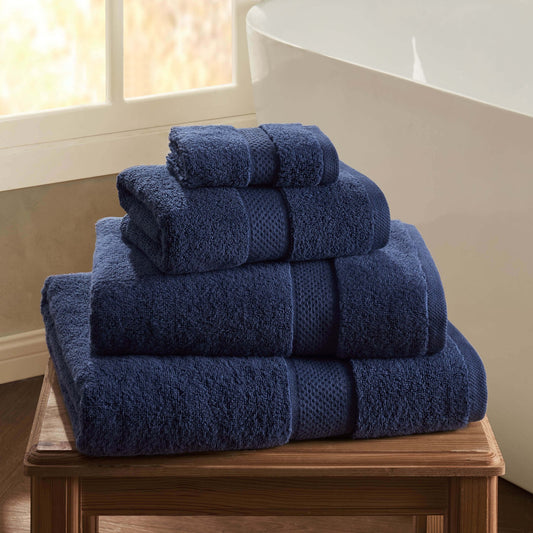 Rhodes Cotton Towel Collection - Dark Royal Blue - DUSK