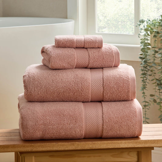 Rhodes Cotton Towel Collection - Pink - DUSK