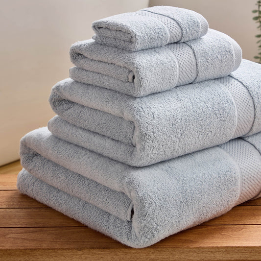 Rhodes Cotton Towel Collection - Sky Blue - DUSK