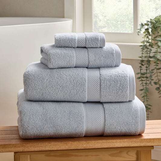 Rhodes Cotton Towel Collection - Sky Blue - DUSK