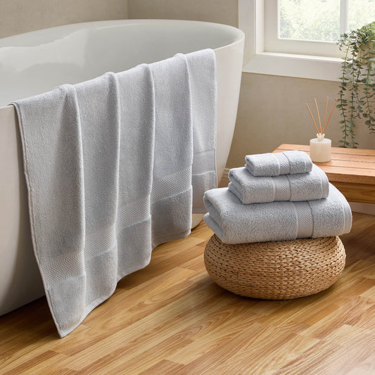 Rhodes Cotton Towel Collection - Sky Blue - DUSK