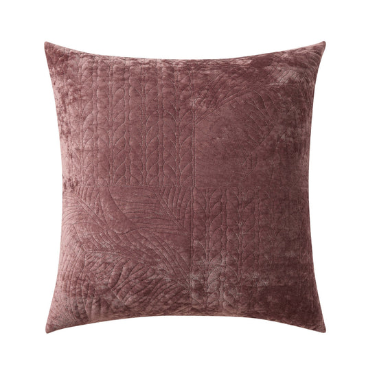 Rome Velvet Greek Matelasse Cushion Cover - Deep Pink - DUSK