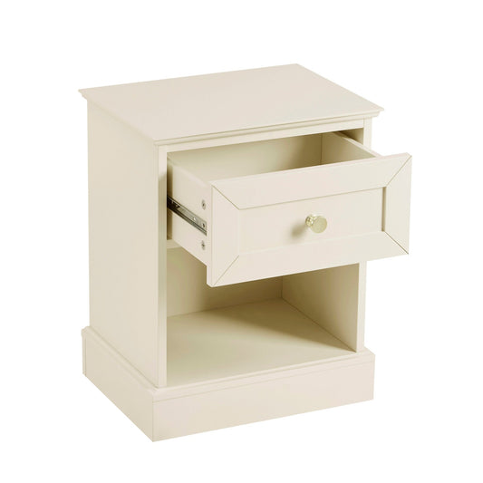 Ruby 1 Drawer Nightstand - Cream - DUSK