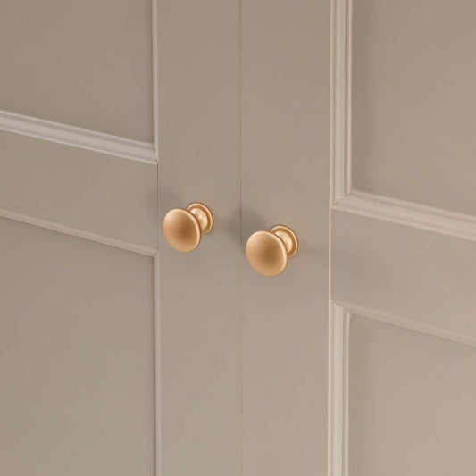 Ruby 3 Door Wardrobe 2 Drawers - Taupe - DUSK