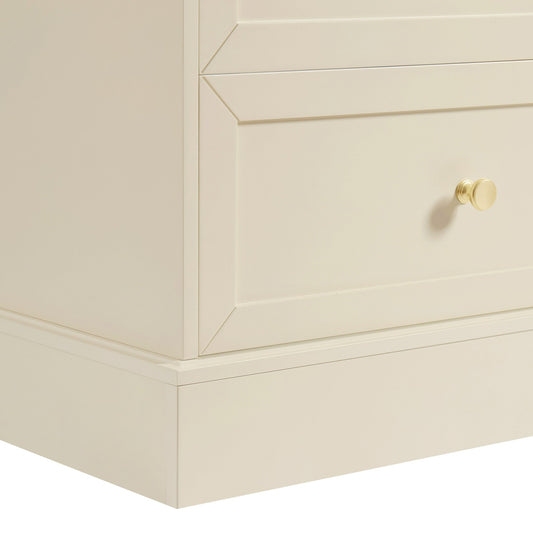 Ruby 6 Drawer Chest - Cream - DUSK
