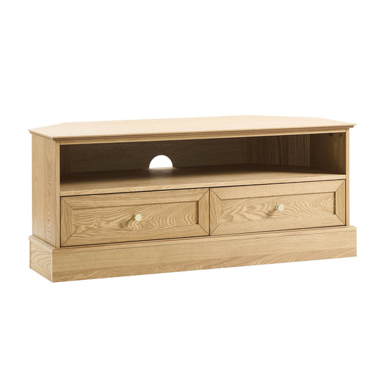 Ruby Corner TV Unit fot TVs up to 55" - Light Wood - DUSK