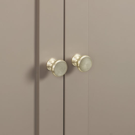 Ruby Under Sink Bathroom Cabinet - Taupe - DUSK