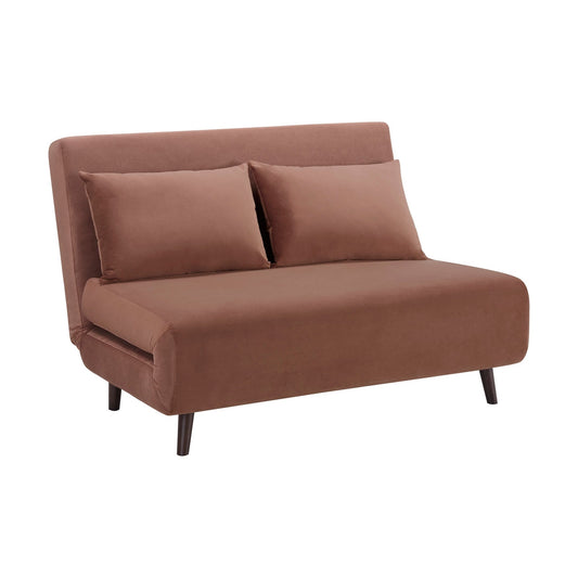 Seattle Double Click Clack Sofa Bed - Mauve - DUSK