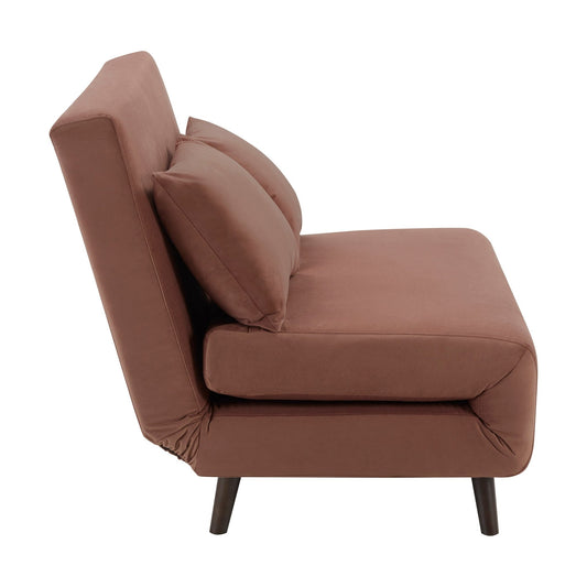 Seattle Double Click Clack Sofa Bed - Mauve - DUSK