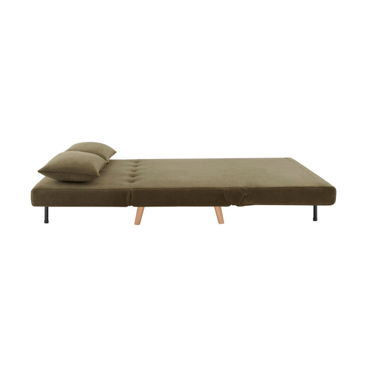 Seattle Double Click Clack Sofa Bed - Olive Green - DUSK