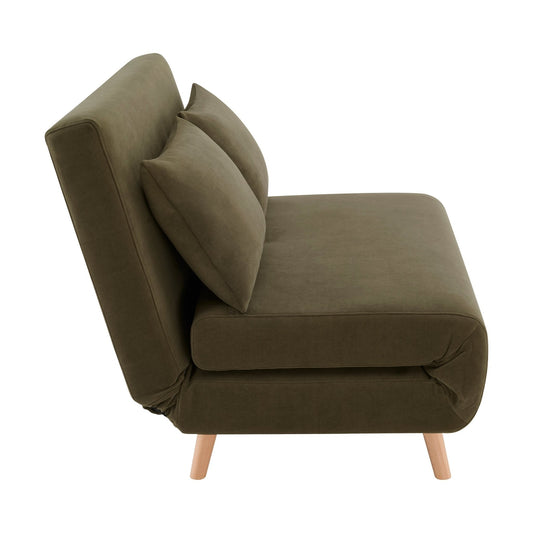 Seattle Double Click Clack Sofa Bed - Olive Green - DUSK