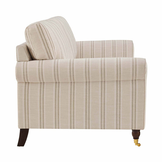 Sicily 2 Seater Sofa - Stripe - DUSK