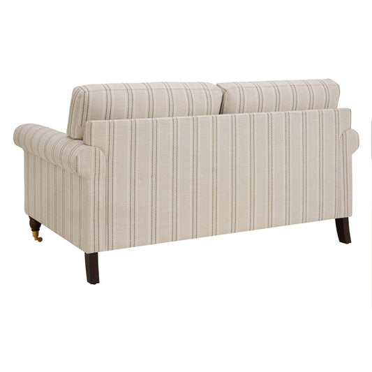Sicily 2 Seater Sofa - Stripe - DUSK