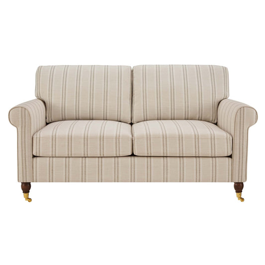 Sicily 2 Seater Sofa - Stripe - DUSK