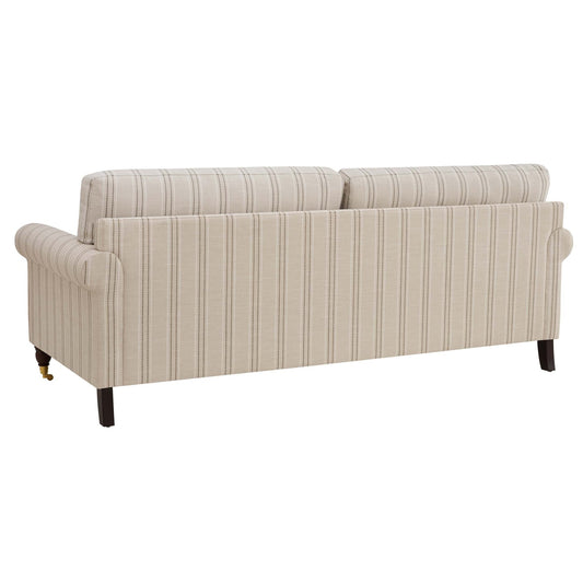 Sicily 3 Seater Sofa - Stripe - DUSK