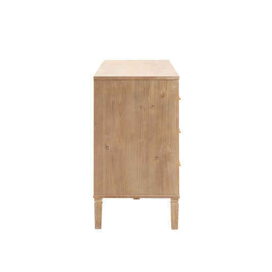 Sienna 6 Drawer Chest - Washed Wood - DUSK