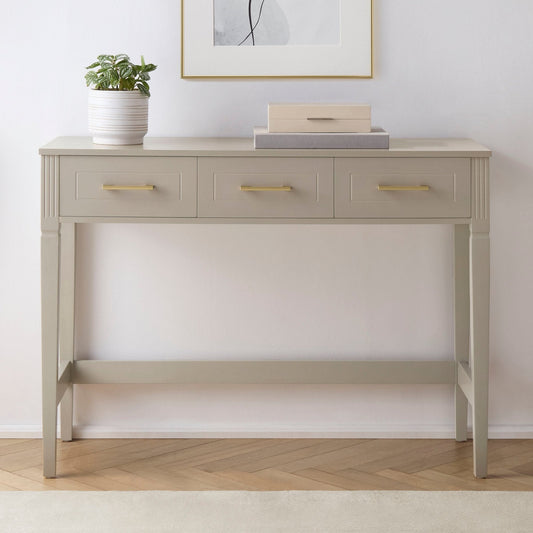 Sienna Dressing Table Console - Taupe - DUSK