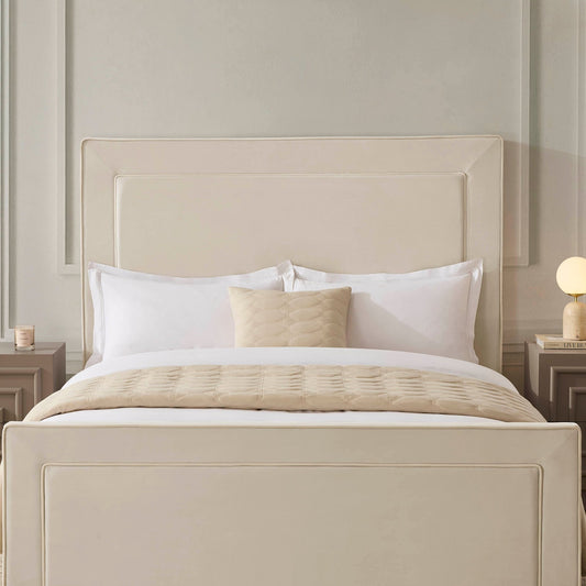 Sorrento Ottoman Storage Bed - Ecru/White - DUSK